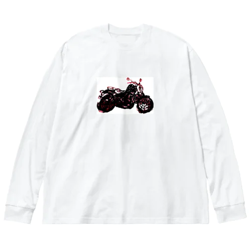 バイク乗り Big Long Sleeve T-Shirt