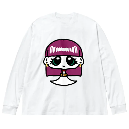 オンナの子 ビッグシルエットロングスリーブTシャツ