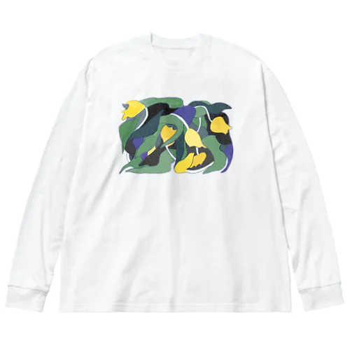 ぐわっとチューリップ Big Long Sleeve T-Shirt