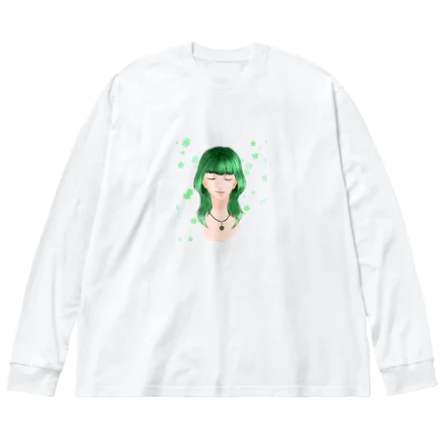 うぃちゃん ビッグシルエットロングスリーブTシャツ