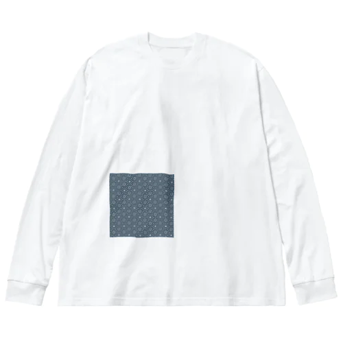 麻の葉模様 Big Long Sleeve T-Shirt