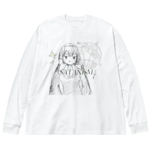 SATANISM ビッグシルエットロングスリーブTシャツ