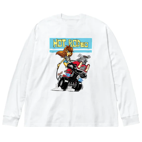 “HOT RODeo” ビッグシルエットロングスリーブTシャツ