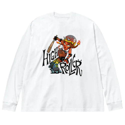 “HIGH ROLLER” Big Long Sleeve T-Shirt