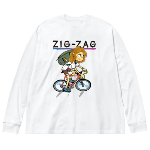 “ZIG-ZAG” 2 ビッグシルエットロングスリーブTシャツ