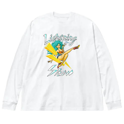 “Lightning Show” Big Long Sleeve T-Shirt