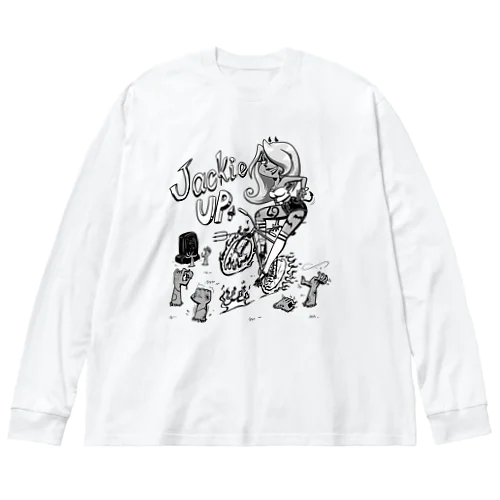 “Jackie up” 2 ビッグシルエットロングスリーブTシャツ