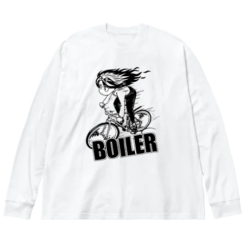 "BOILER" ビッグシルエットロングスリーブTシャツ