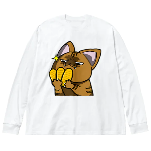 価値の分かる猫 Big Long Sleeve T-Shirt