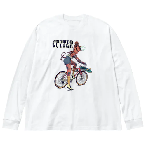 "CUTTER" Big Long Sleeve T-Shirt