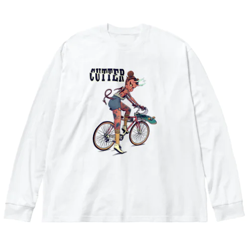 "CUTTER" ビッグシルエットロングスリーブTシャツ