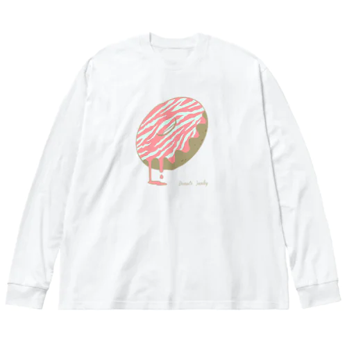 トラ柄ドーナツジャンキー Big Long Sleeve T-Shirt