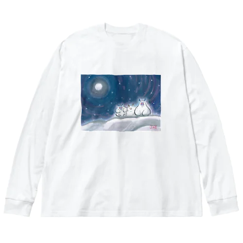 雪オトコと雪ダルマ Big Long Sleeve T-Shirt