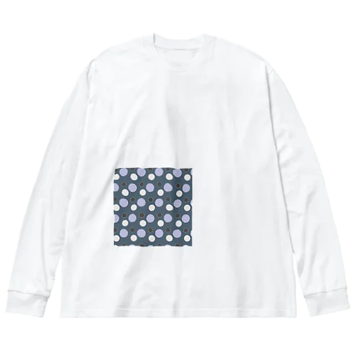 雪輪紋 ビッグシルエットロングスリーブTシャツ