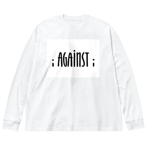 i AGAINST i ビッグシルエットロングスリーブTシャツ