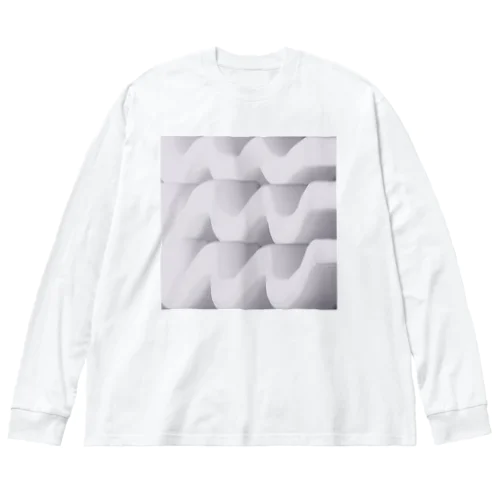 かたい雲 ビッグシルエットロングスリーブTシャツ