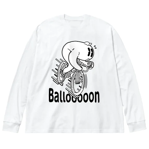 "Ballooooon" #1 ビッグシルエットロングスリーブTシャツ