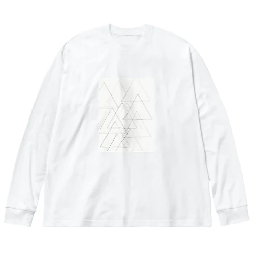 サンカク Big Long Sleeve T-Shirt