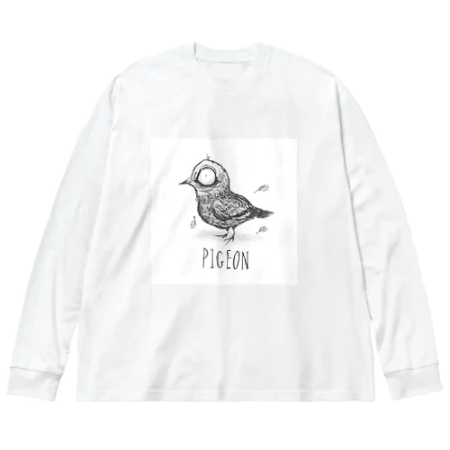 PIGEON Big Long Sleeve T-Shirt