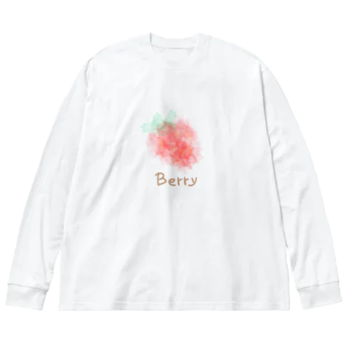 ぼんやりストロベリーシリーズ ビッグシルエットロングスリーブTシャツ