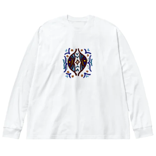 文様 Big Long Sleeve T-Shirt