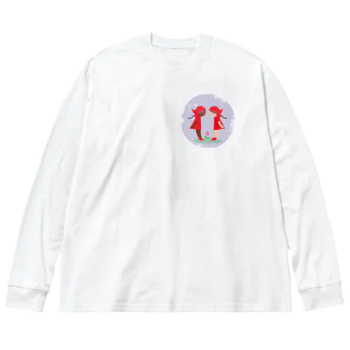 赤い頭巾のあかずきん Big Long Sleeve T-Shirt
