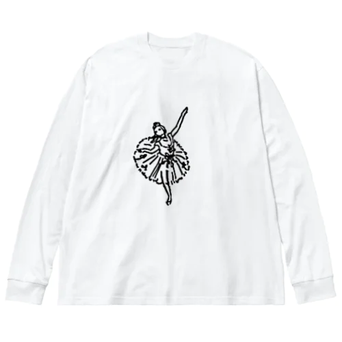 踊り子 Big Long Sleeve T-Shirt