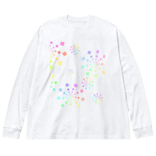 カラフル Big Long Sleeve T-Shirt