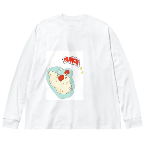 胎動くん。 ビッグシルエットロングスリーブTシャツ