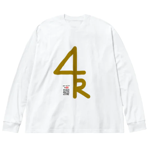 フォーティーアール&QR（左下） Big Long Sleeve T-Shirt