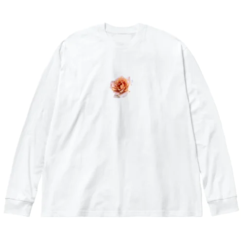 アンティークカラーの薔薇グッズ Big Long Sleeve T-Shirt