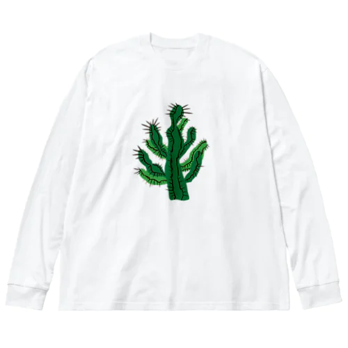 渋かっこいい★多肉植物 Big Long Sleeve T-Shirt