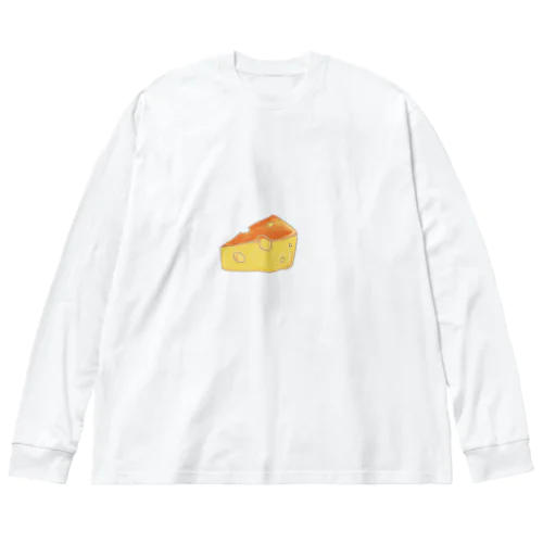 チーズ ビッグシルエットロングスリーブTシャツ