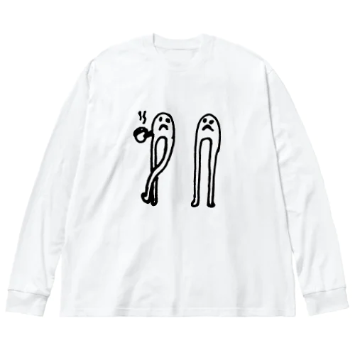 コーヒーモンスタァ Big Long Sleeve T-Shirt