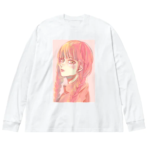 春を纏う Big Long Sleeve T-Shirt