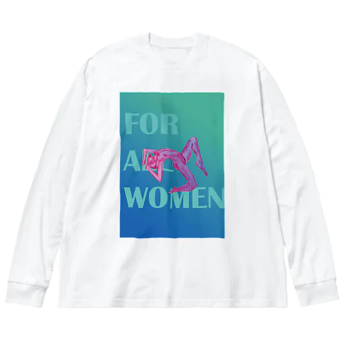 All for women1 ビッグシルエットロングスリーブTシャツ