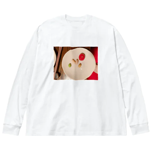 お豆ちゃん ビッグシルエットロングスリーブTシャツ