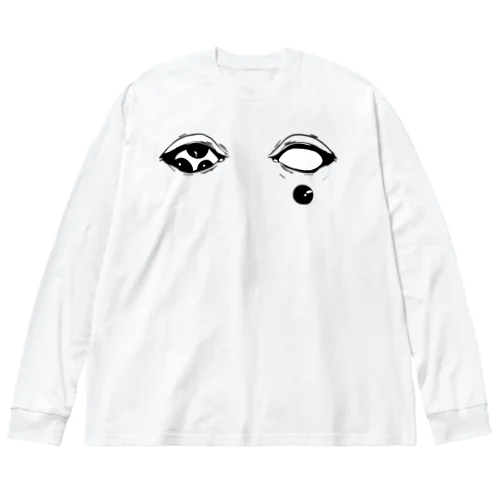 墜眼 Big Long Sleeve T-Shirt