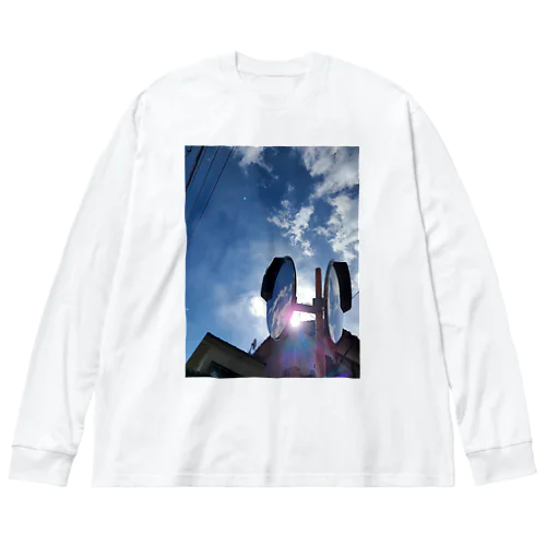 切り取る空 Big Long Sleeve T-Shirt