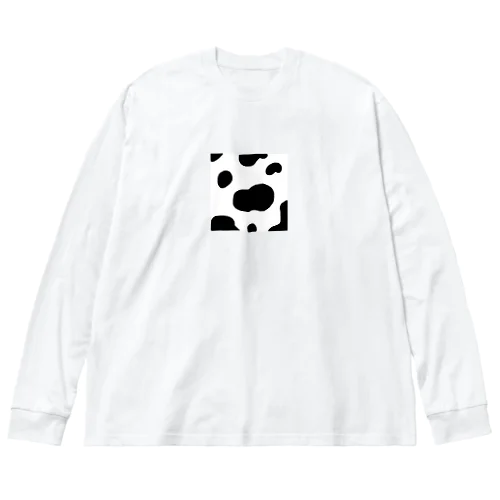 牛柄 Big Long Sleeve T-Shirt