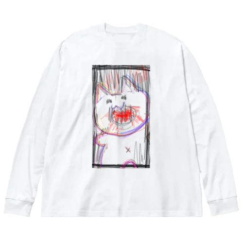 でべそ猫 Big Long Sleeve T-Shirt