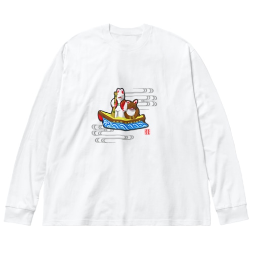 小幡人形 カチカチ山(滋賀) Big Long Sleeve T-Shirt