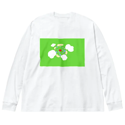 幸せの一杯 Big Long Sleeve T-Shirt