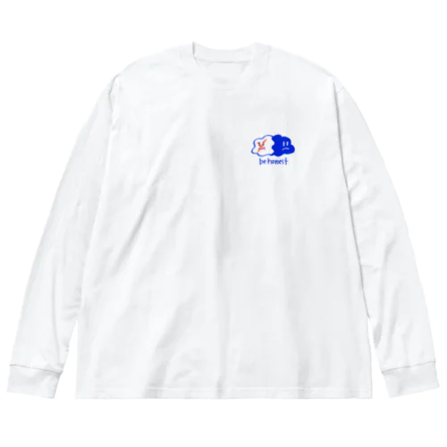 もくもくも ビッグシルエットロングスリーブTシャツ