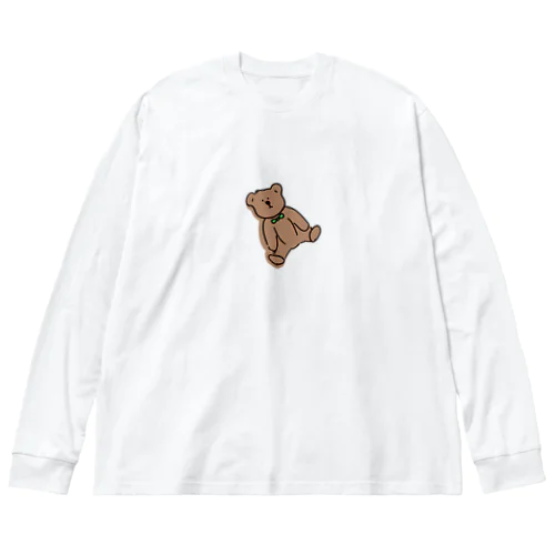 ななめのくまちゃん ビッグシルエットロングスリーブTシャツ