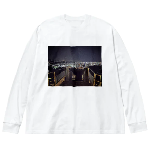 夜景 ビッグシルエットロングスリーブTシャツ