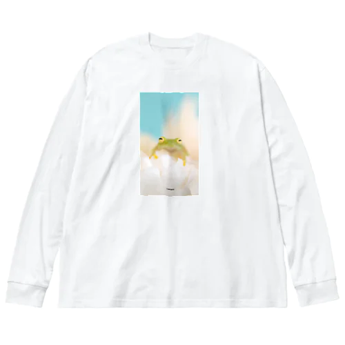 笑顔のグミガエル Big Long Sleeve T-Shirt