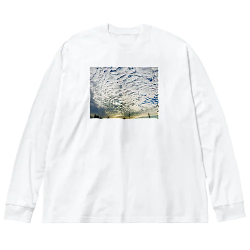 夕焼け曇 ビッグシルエットロングスリーブTシャツ