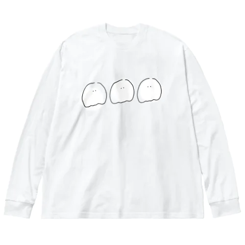 おばけちゃんず かくれんぼ Big Long Sleeve T-Shirt