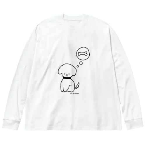 あそびたいイヌ ビッグシルエットロングスリーブTシャツ